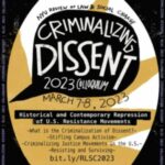2023 Colloquium: Criminalization of Dissent: Historical and Contemporary Repression of U.S. Resistance Movements